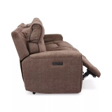 Hutchenson 2-Pc. Fabric Sectional with 2 Power Headrests