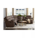 Hutchenson 2-Pc. Fabric Sectional with 2 Power Headrests