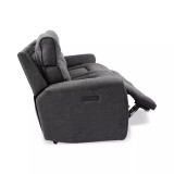 Hutchenson 2-Pc. Fabric Sectional with 2 Power Headrests