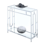 Town Square Chrome Hall Table