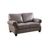 Romi Leather Loveseat