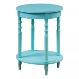 Classic Accents Brandi Oval End Table with Shelf