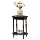 Classic Accents Brandi Oval End Table with Shelf