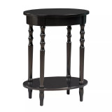 Classic Accents Brandi Oval End Table with Shelf