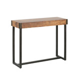 31.5" H Manufactured Wood, Metal and Iron Console and Entry Table