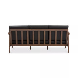 Ambelin 72" Faux Leather Sofa