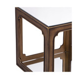 Maricelle Mirrored Square Accent Table