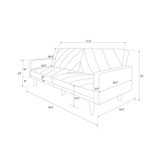 Leona Linen Futon