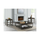 Cera Square End Table with USB