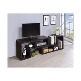 Lake Convertible TV Console and Bookcase Combination