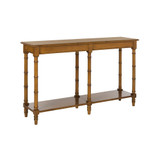 Noam Modern Coastal Bamboo Console Table