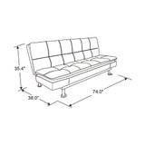Nelson 74" Fabric Futon
