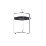 Miro 19" Laminate Metal Side Table