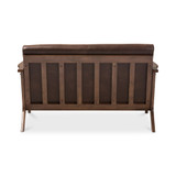 Wynona Faux Leather Loveseat