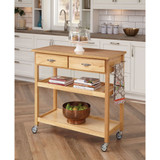Natural Designer Utility Cart