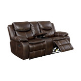 Arlana Console Reclining Loveseat