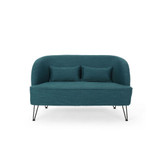 Nilton Modern Loveseat with Hairpin Legs