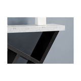Accent Table - 36" L Cement-Look Hall Console