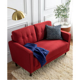 Mikhail Mid-Century Upholstered Loveseat