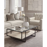 Harlow Metal Rectangular Cocktail Table