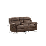 Harris 79" Fabric Manual Recliner Loveseat