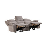 Hodge 88" Chenille Manual Recliner Sofa