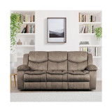White Label Veloce 88" Double Glider Reclining Sofa
