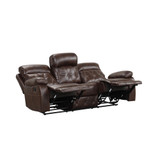 Wallace 84" Faux Leather Manual Recliner Sofa