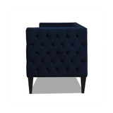 Diane 84" Upholstered Bench Seat Tufted Tuxedo Sofa with Bolster Pillows