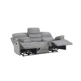 White Label Cruz 84" Double Reclining Sofa