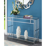Mission Glass Console Table