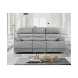 White Label Cruz Power 84" Double Reclining Sofa with Power Headrests and USB Port
