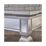 Solanna Mirror Finished Faux Wood Coffee Table