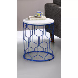 Siarra Round 2-Piece Nesting Table Set