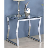 Meiland Glass Top End Table