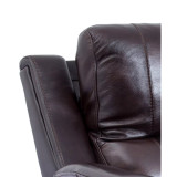 Karuse Leather Power Recliner with Power Headrest and USB Power Outlet