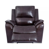 Karuse Leather Power Recliner with Power Headrest and USB Power Outlet