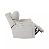 Karuse Leather Power Recliner with Power Headrest and USB Power Outlet