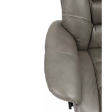 Faringdon Leather Euro Chair & Ottoman