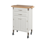Dolly Madison White Kitchen Cart