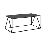 Pia 45" Wide Metal Rectangular Coffee Table