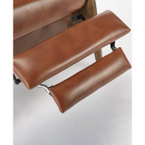 Solaris Wood Arm Push Back Recliner