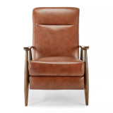 Solaris Wood Arm Push Back Recliner