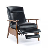 Solaris Wood Arm Push Back Recliner