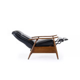 Solaris Wood Arm Push Back Recliner