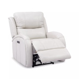 Leiston Leather Dual Power Recliner with USB Power Outlet