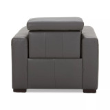 Nevio 39" Leather Power Recliner with Rachet Headrest