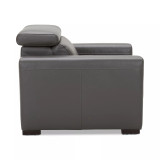 Nevio 39" Leather Power Recliner with Rachet Headrest