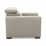 Nevio 39" Leather Power Recliner with Rachet Headrest