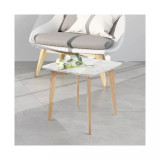 Gavia Square Marble Side Table